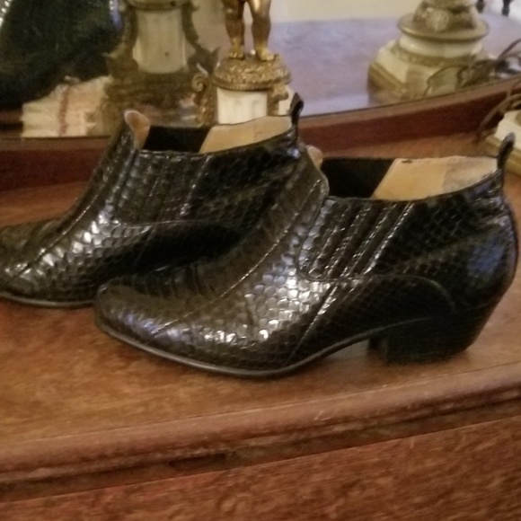 Giorgio Brutini Other - Shoes (Snake Skin Booties)